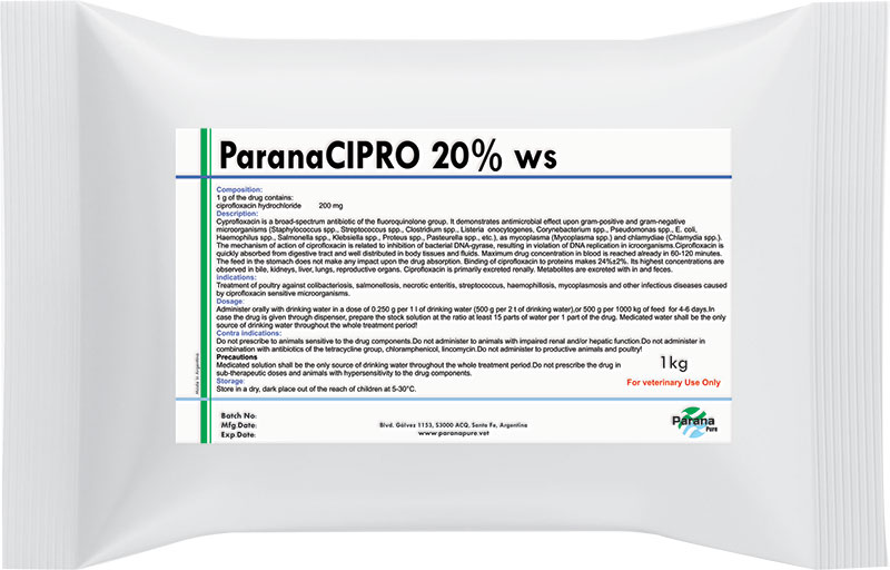Parana CIPRO 20% ws